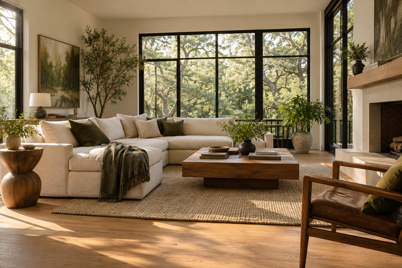 An afternoon in the living room